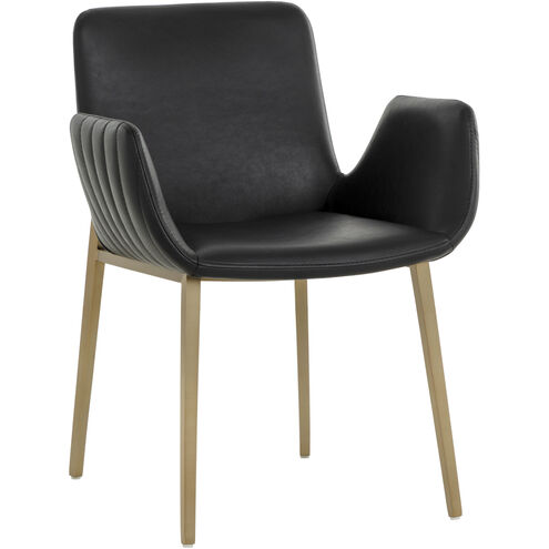 Lucano Bravo Black Dining Armchair